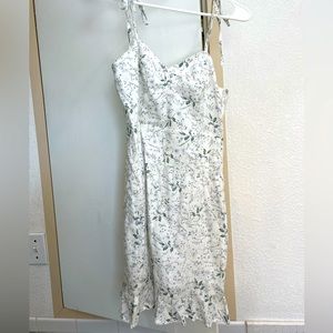 white floral dress! Never worn